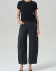 Citizens Of Humanity Thassos Twisted Seam Utility Pant Washed Black