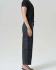 Citizens Of Humanity Thassos Twisted Seam Utility Pant Washed Black
