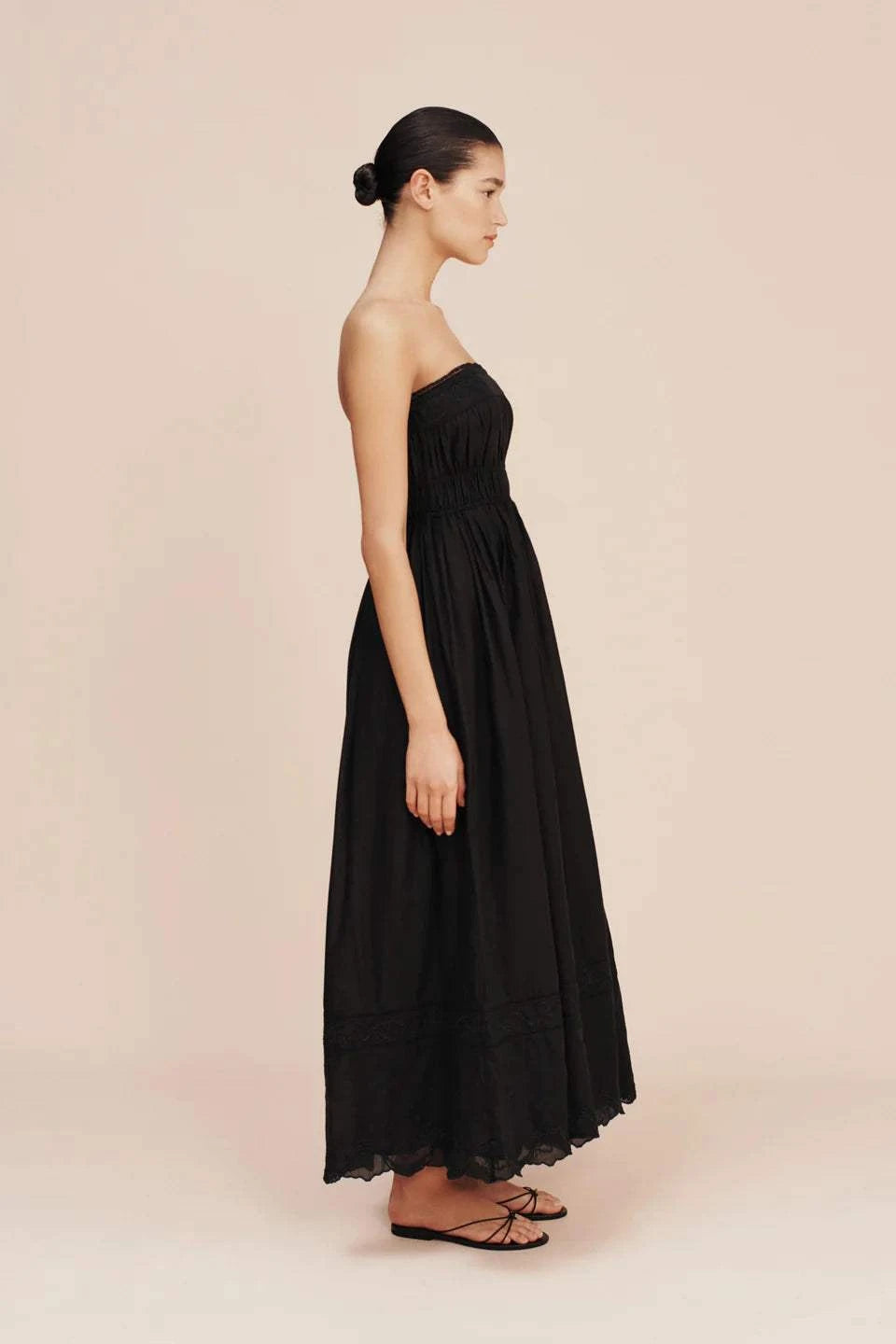 Posse Mylah Strapless Dress Black