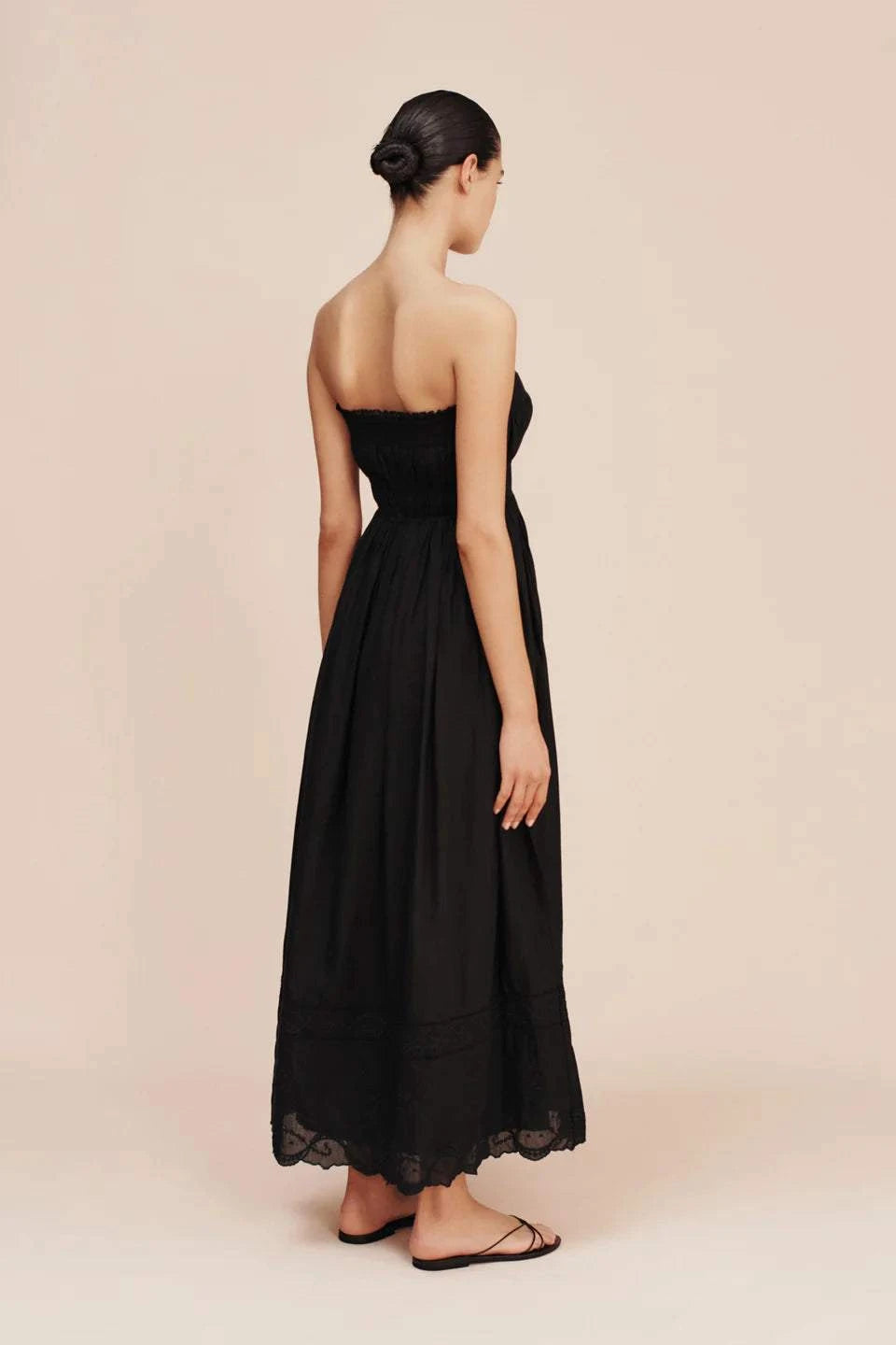 Posse Mylah Strapless Dress Black