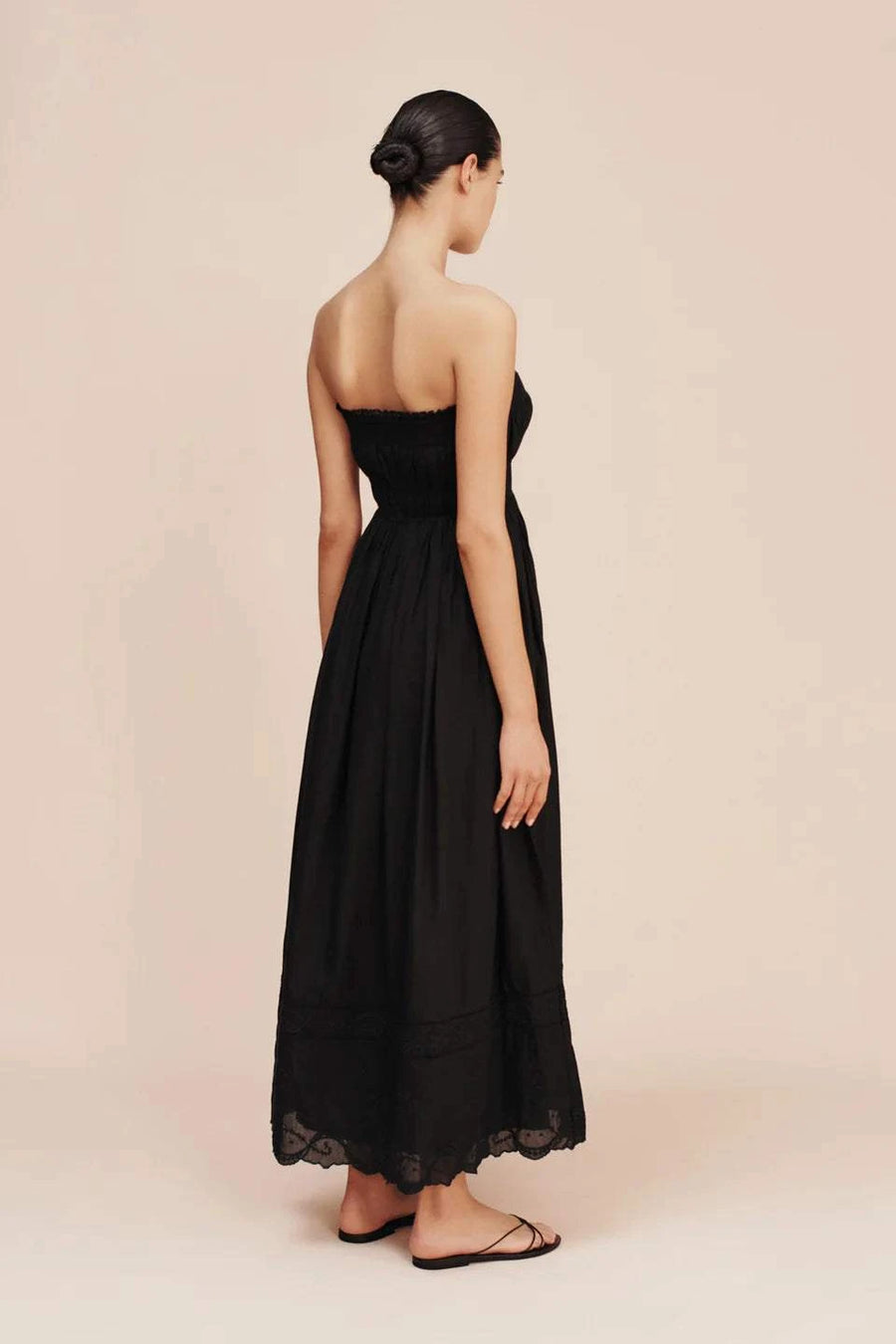 Posse Mylah Strapless Dress Black