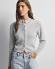 World Of Nomads Bella Cardigan Light Grey