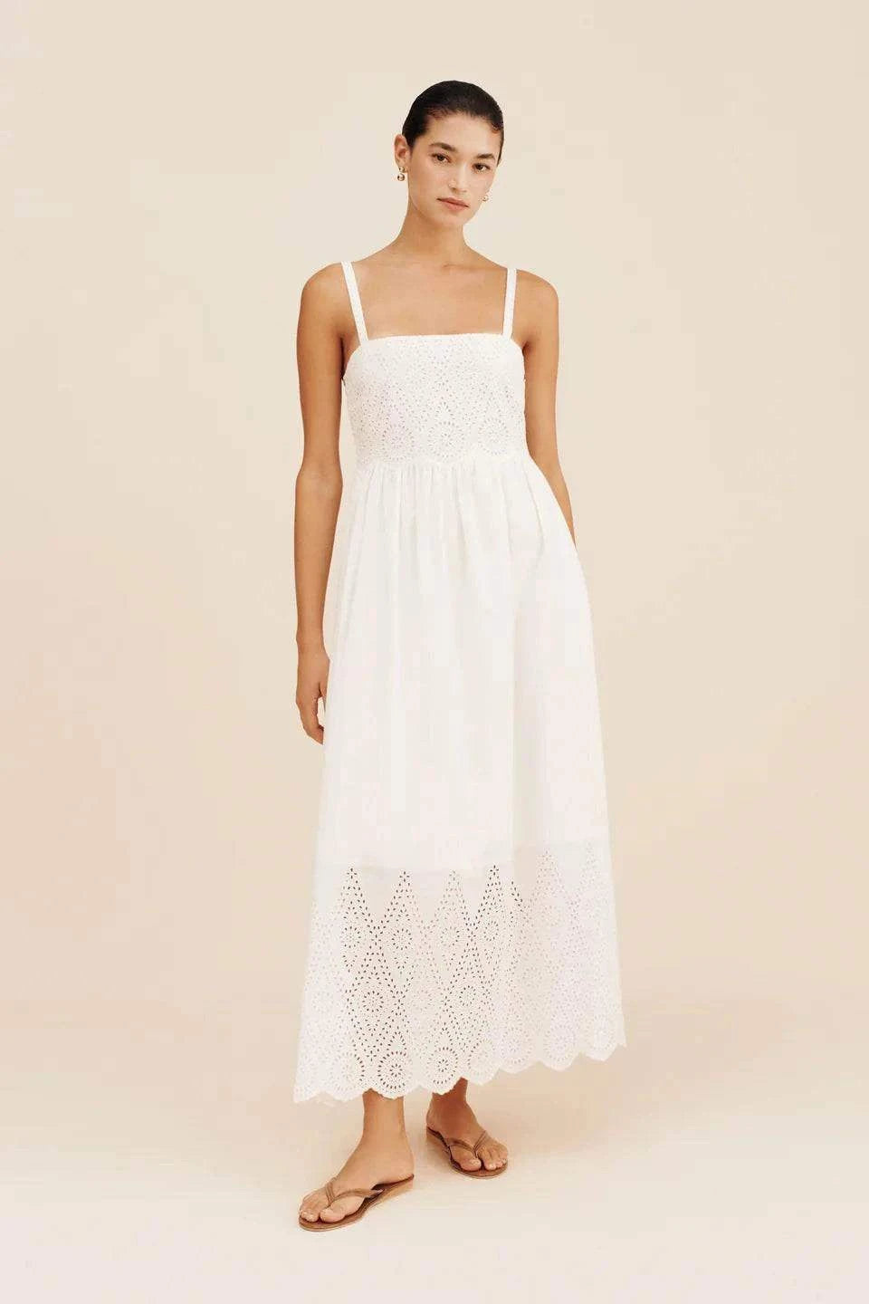 Posse Louisa Dress Vintage White