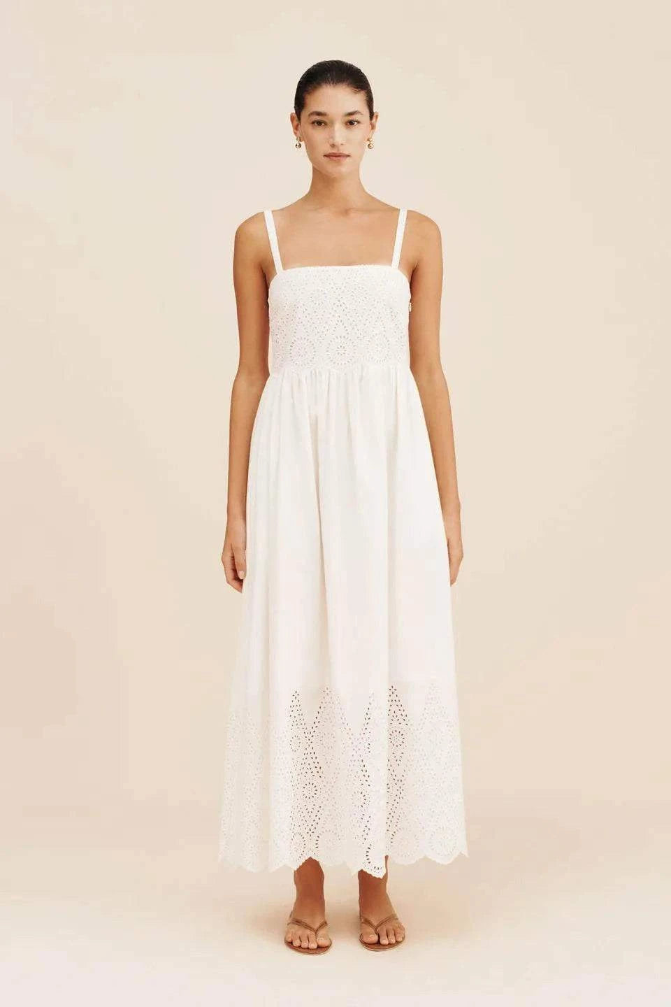 Posse Louisa Dress Vintage White