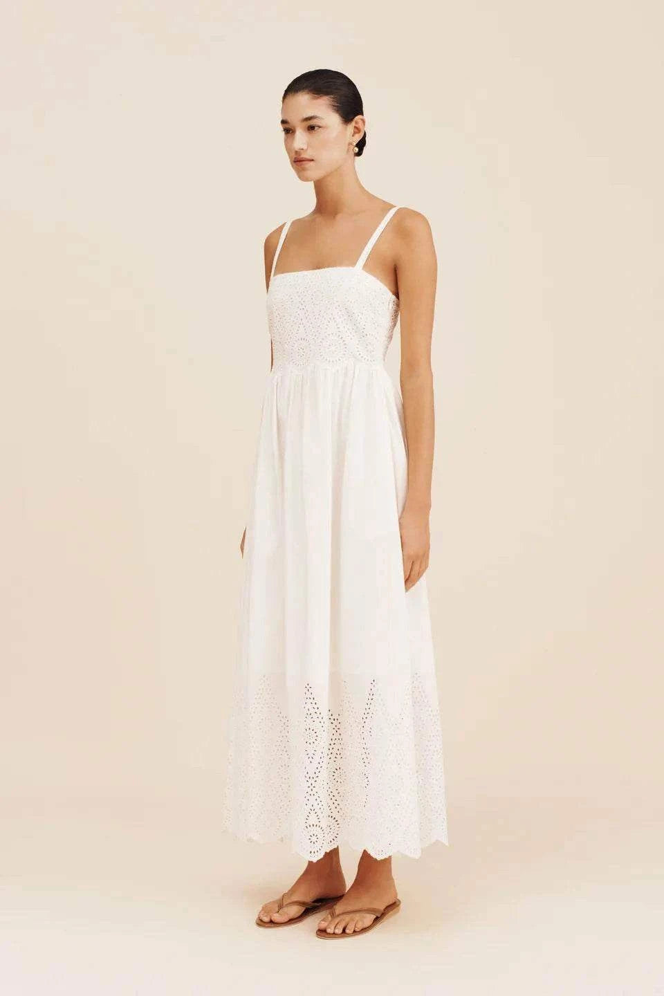 Posse Louisa Dress Vintage White