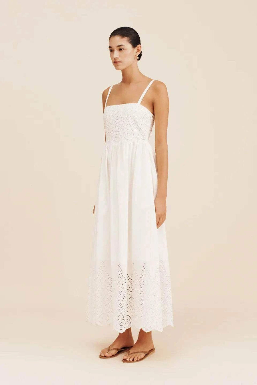 Posse Louisa Dress Vintage White