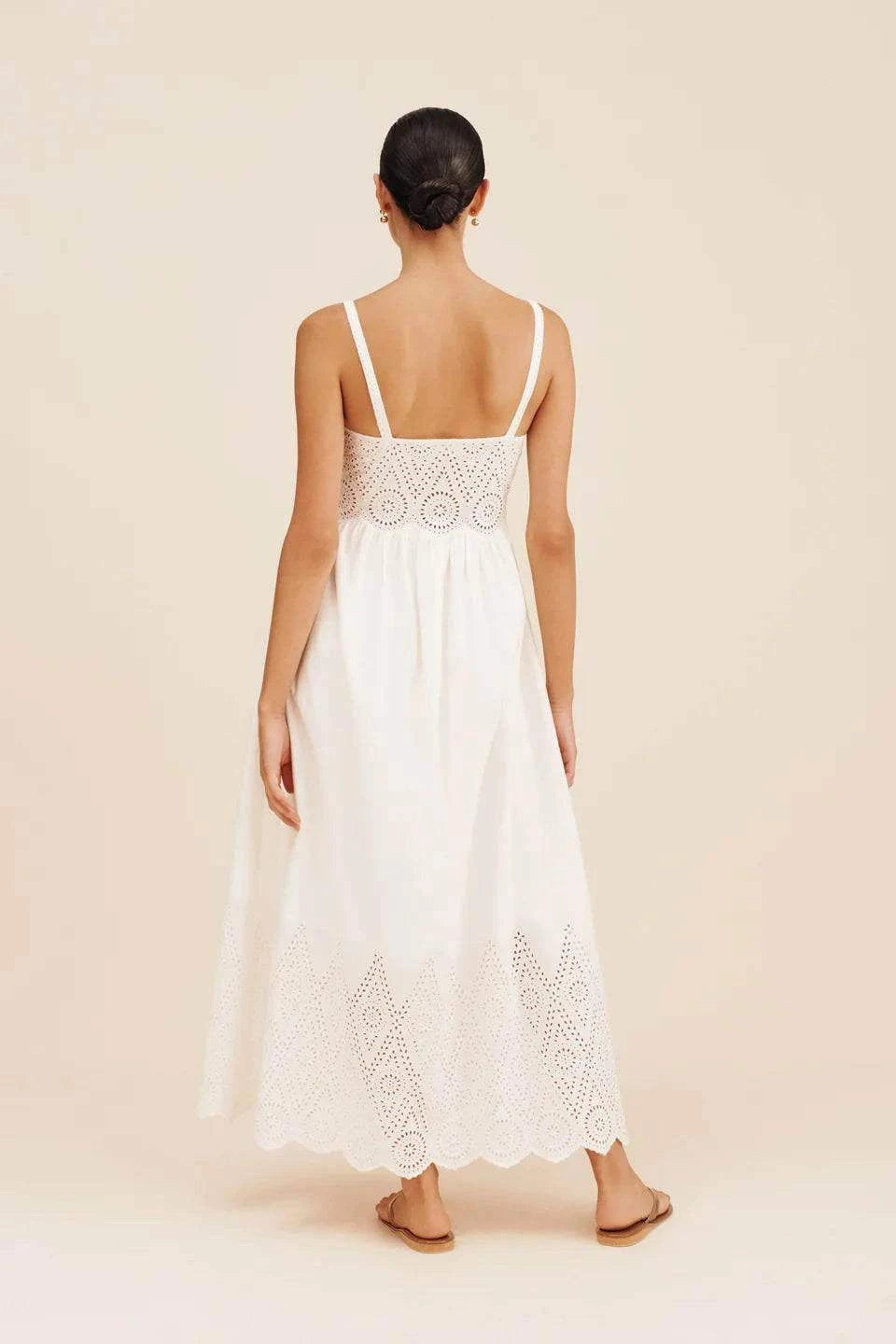 Posse Louisa Dress Vintage White