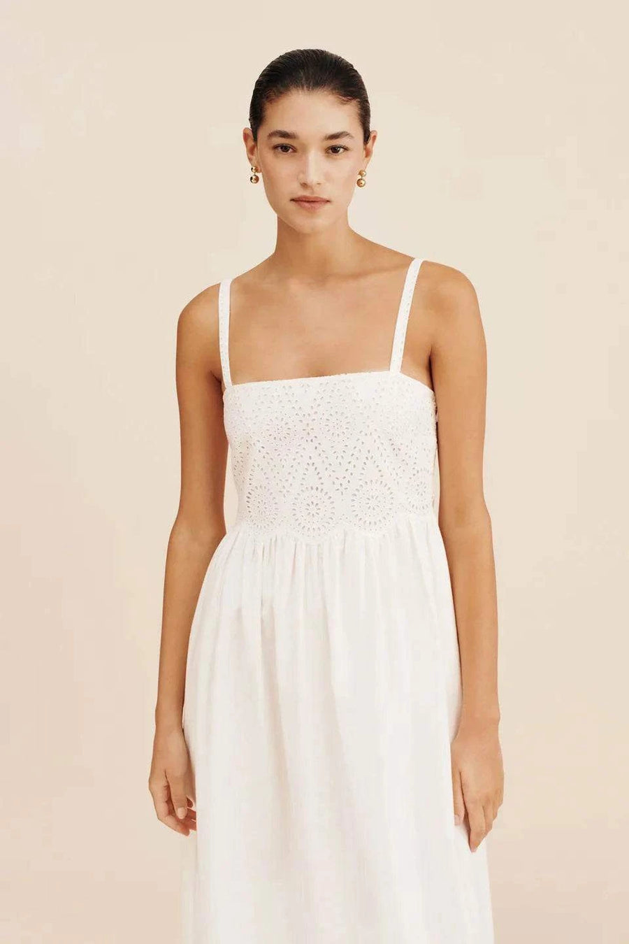 Posse Louisa Dress Vintage White