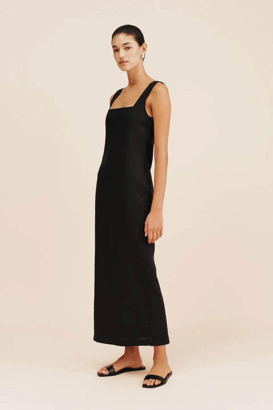 Posse Alice Midi Dress Black