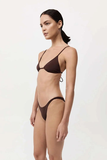 St. Agni Slim Bikini Briefs Cocoa