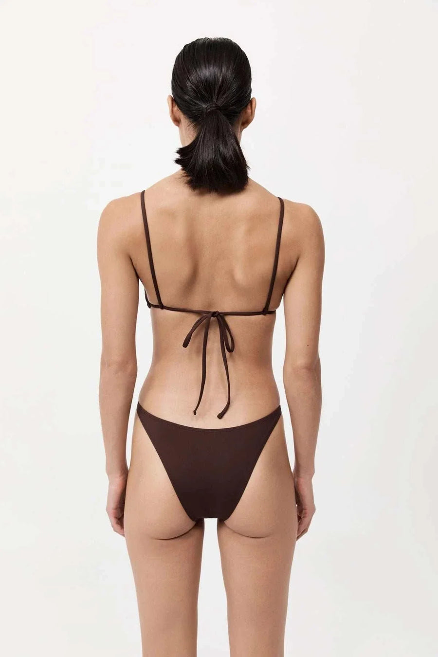 St Agni Triangle Bikini Top Cocoa