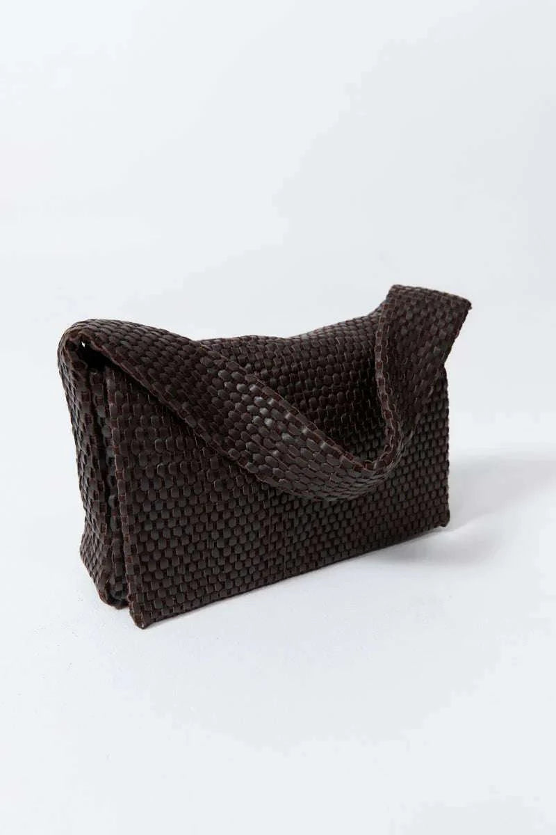 St Agni Lattice Everyday Satchel Coffee