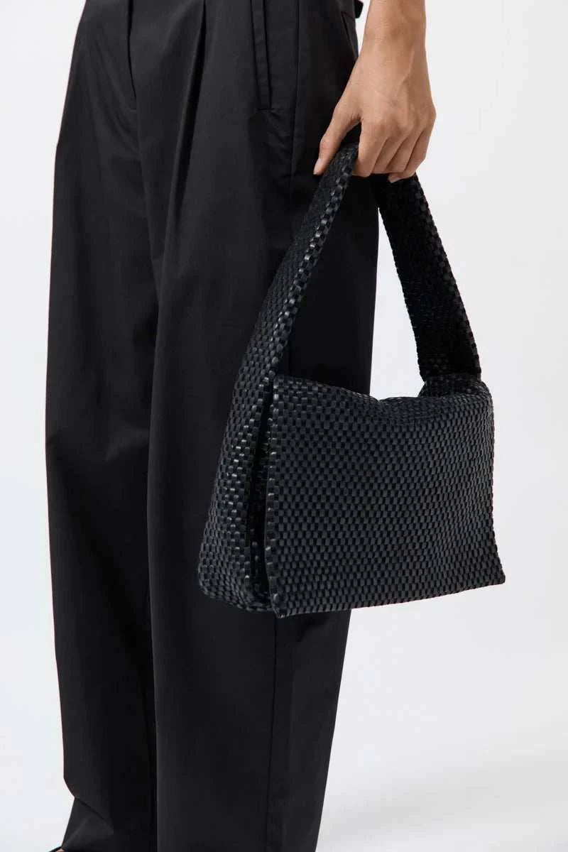 St Agni Lattice Everyday Satchel Black