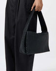St Agni Lattice Everyday Satchel Black