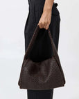 St Agni Lattice Everyday Satchel Coffee