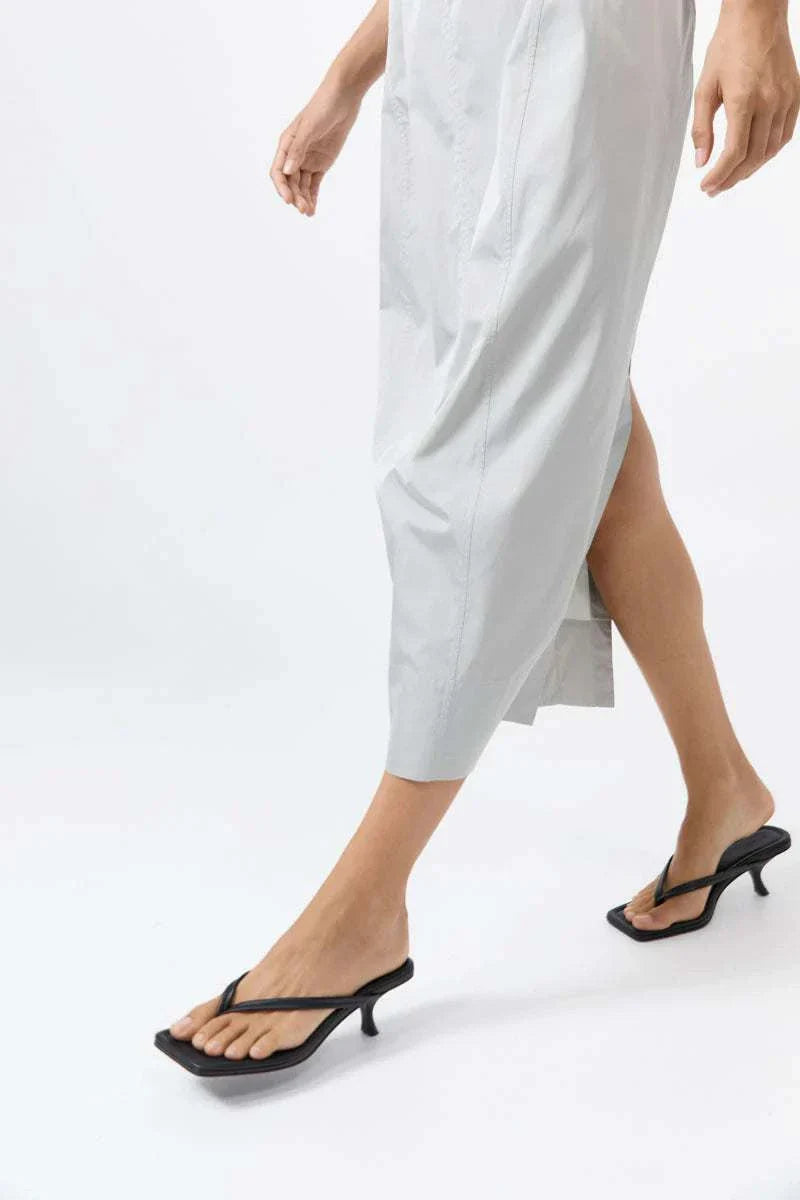 St Agni Thong Detail Heel Black