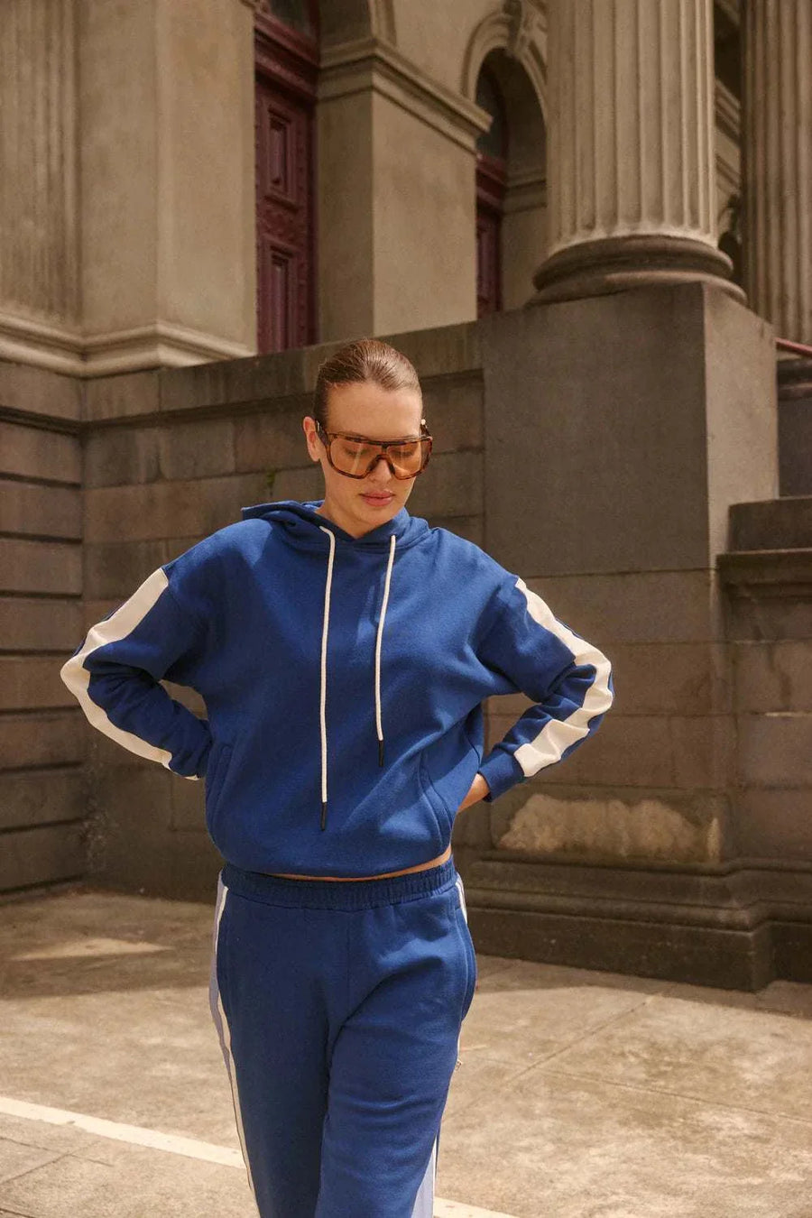 Araminta James 1984 Hoodie Midnight Blue