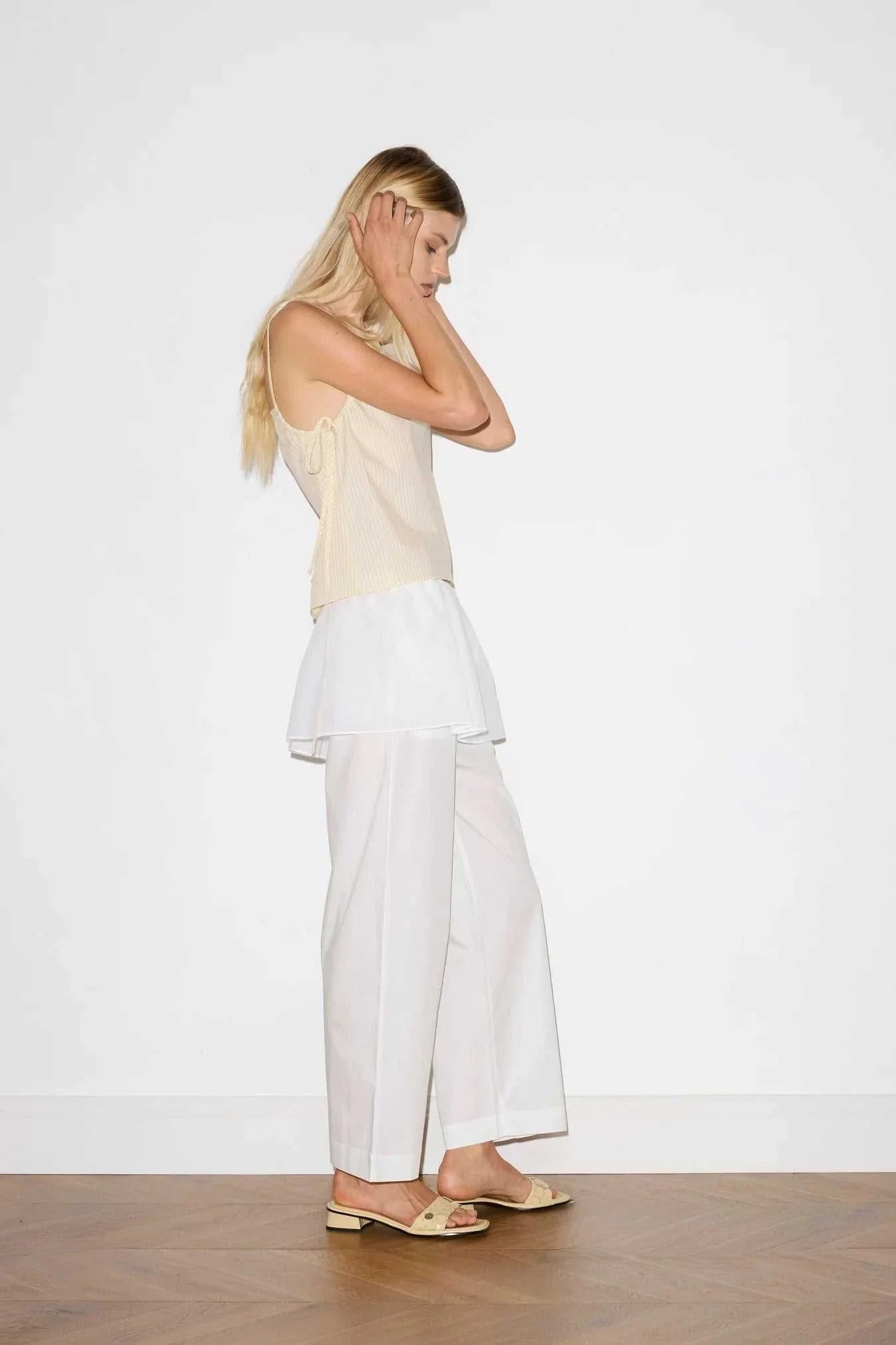 Deiji Studios Ease Trouser White