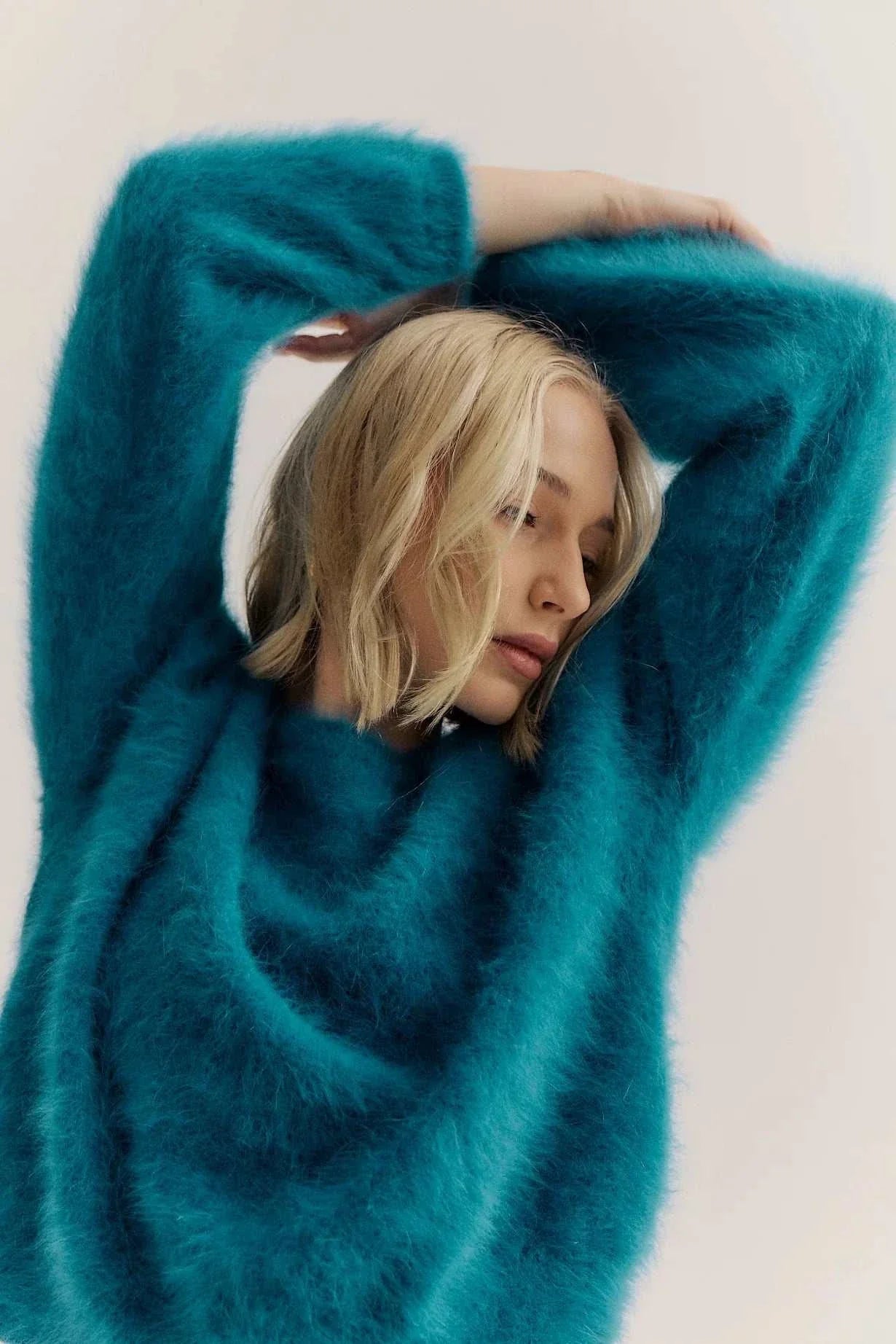 World Of Nomads Stella Cashmere Boat Neck Knit Ocean