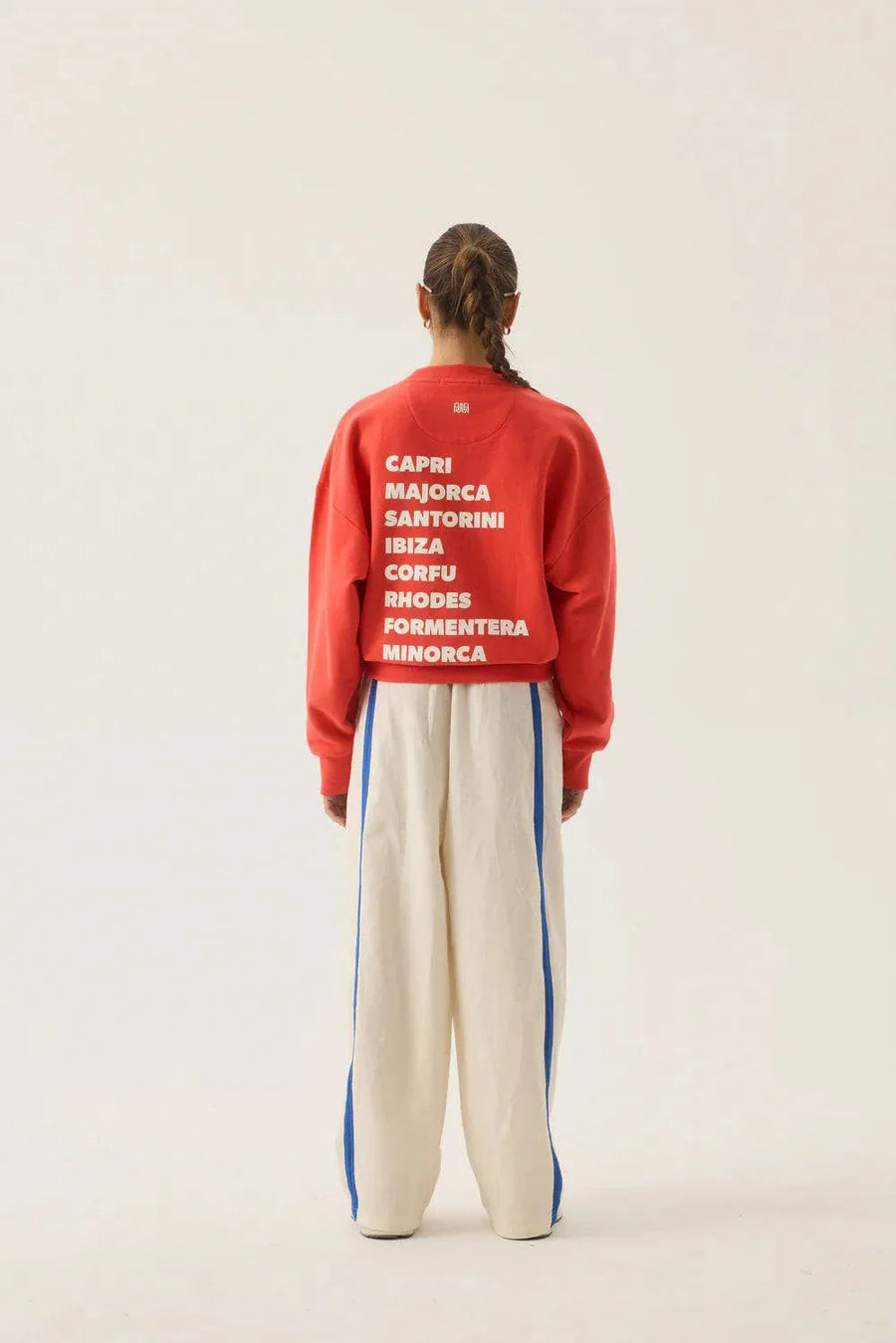 Araminta James Cin Cin Sweatshirt Coral