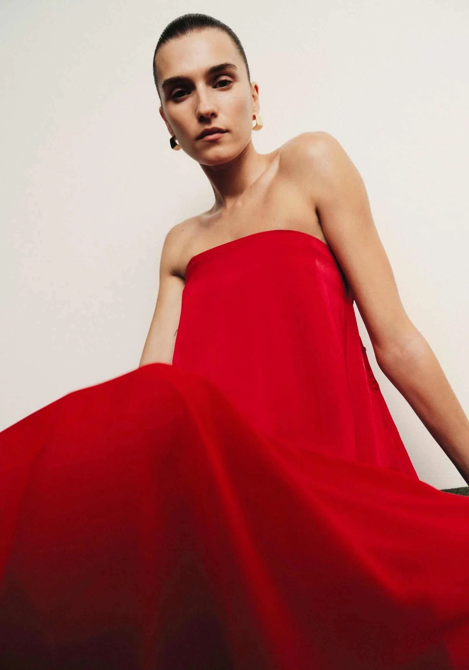Viktoria and Woods Loveday Dress Sunset Red