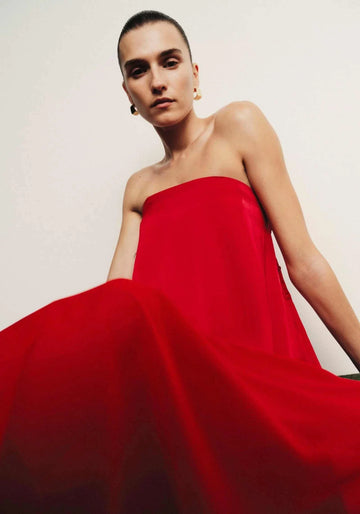 Viktoria and Woods Loveday Dress Sunset Red
