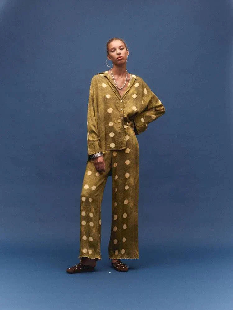 Kinga Csilla La Oliva Spot Dorato Shirt