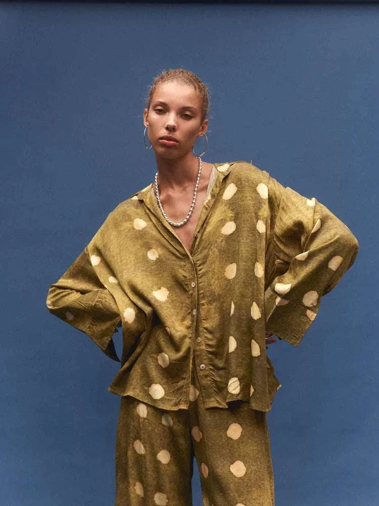 Kinga Csilla La Oliva Spot Dorato Shirt