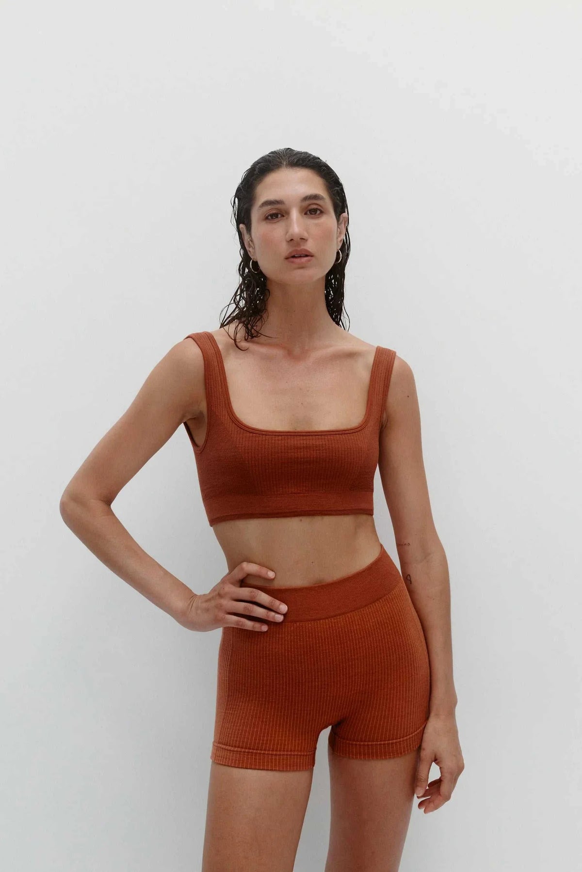 Nagnata Classic Wool Bralet Clay