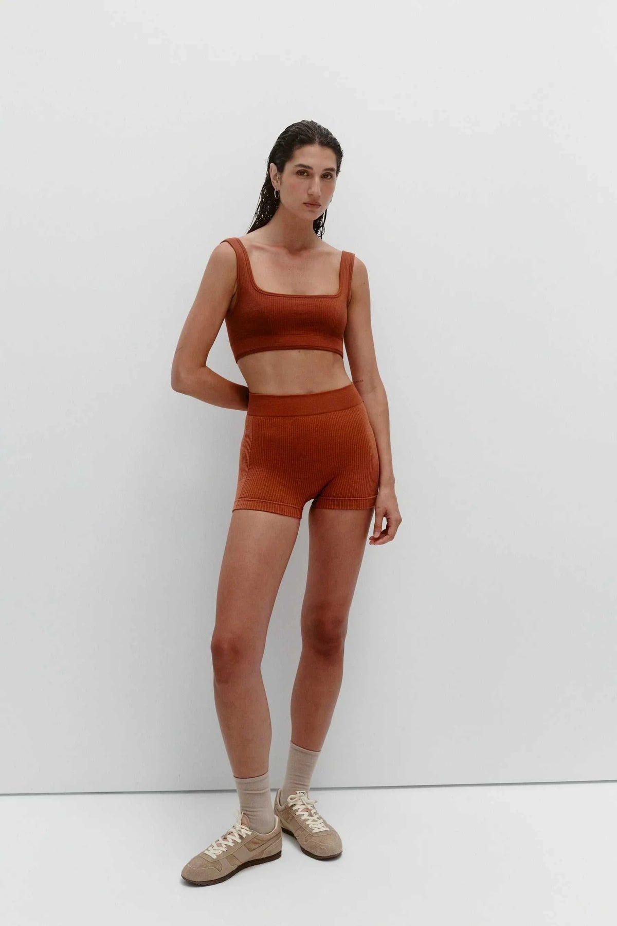 Nagnata Classic Wool Bralet Clay