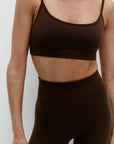 Nagnata Textured Ballet Wool Bralet Bark