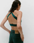 Nagnata Crossbody Wool Bralet Kelp