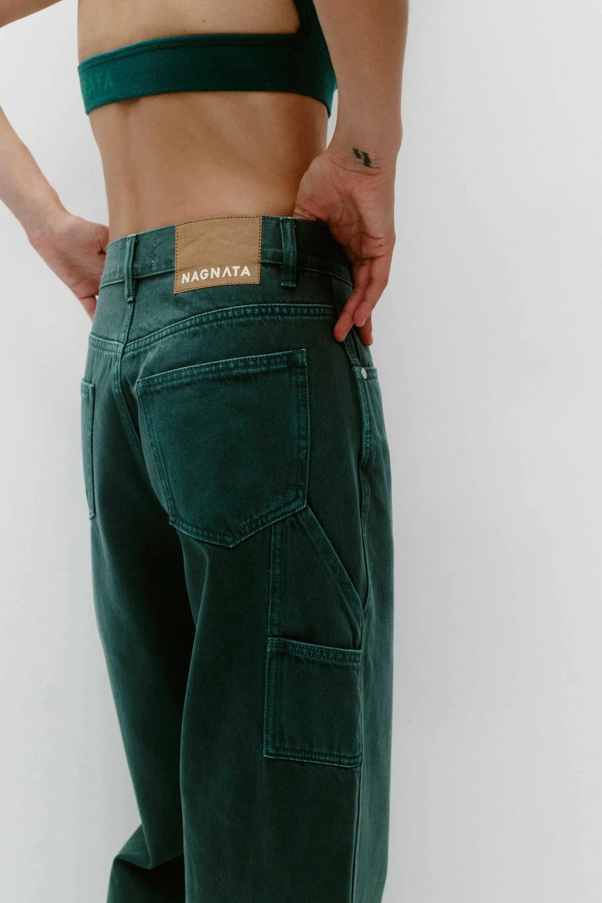 Nagnata Vegetable Dye Utility Jean Kelp