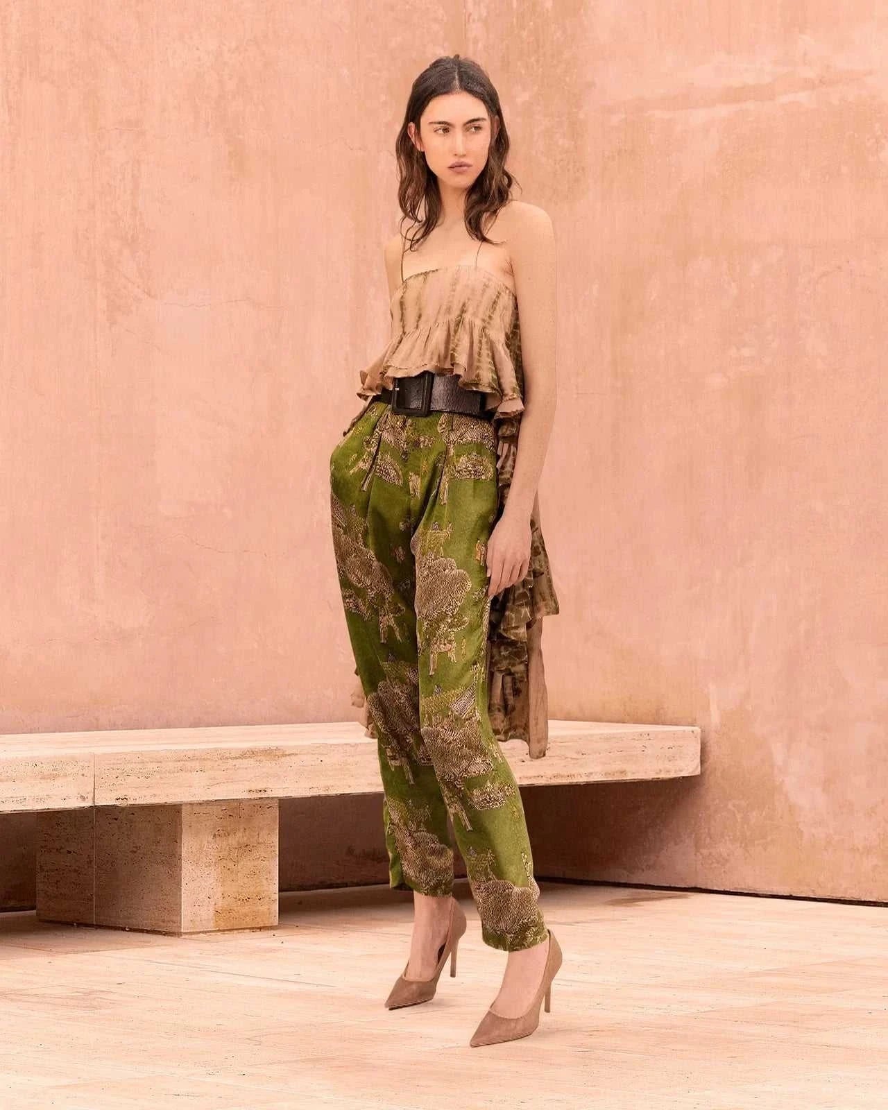 Mes Demoiselle Poussah Pants Green