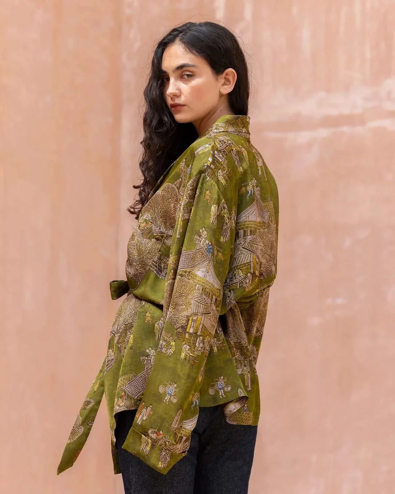 Mes Demoiselle Pelva Kimono Green