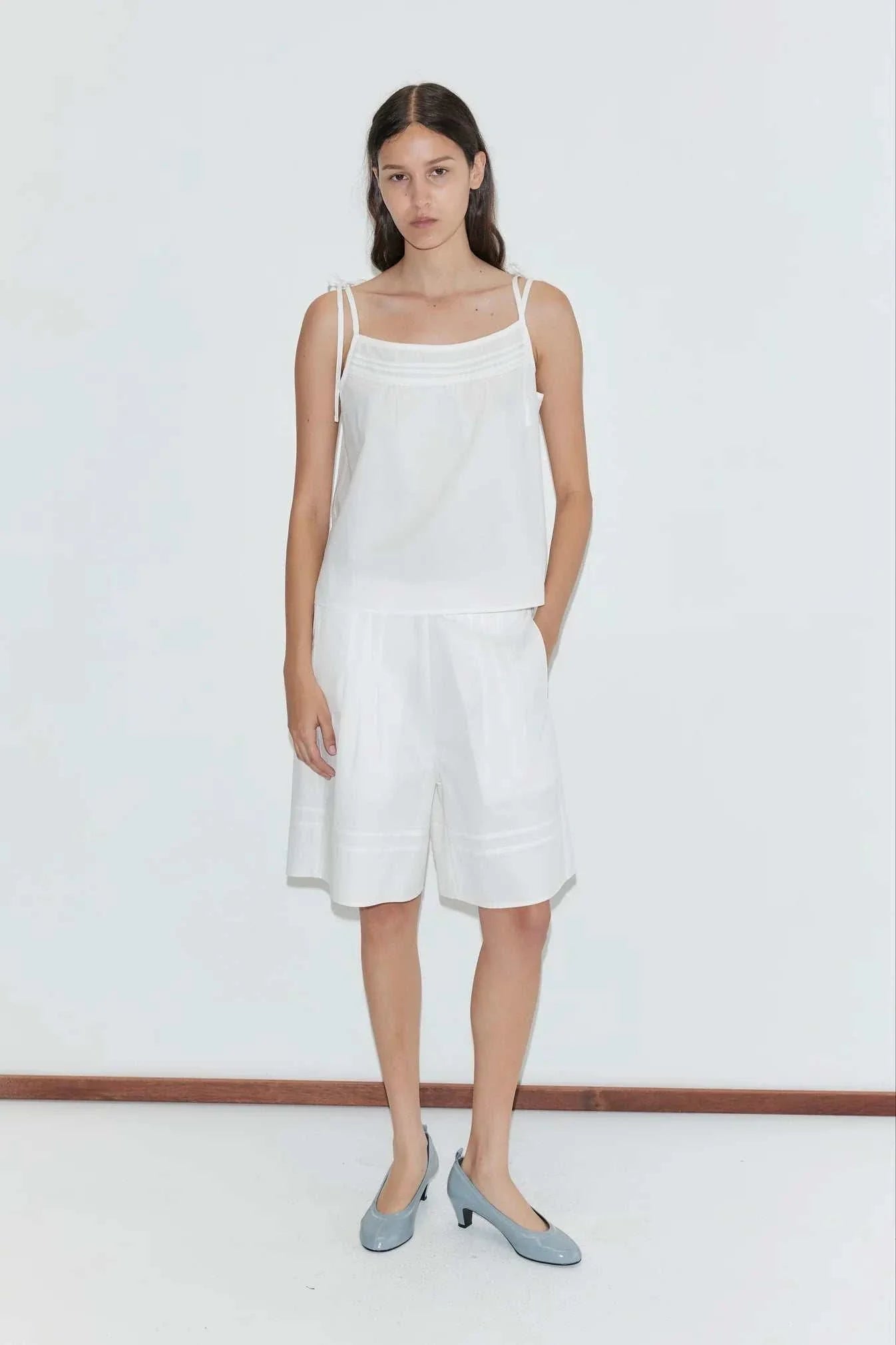 Deiji Studios Tied Cami White
