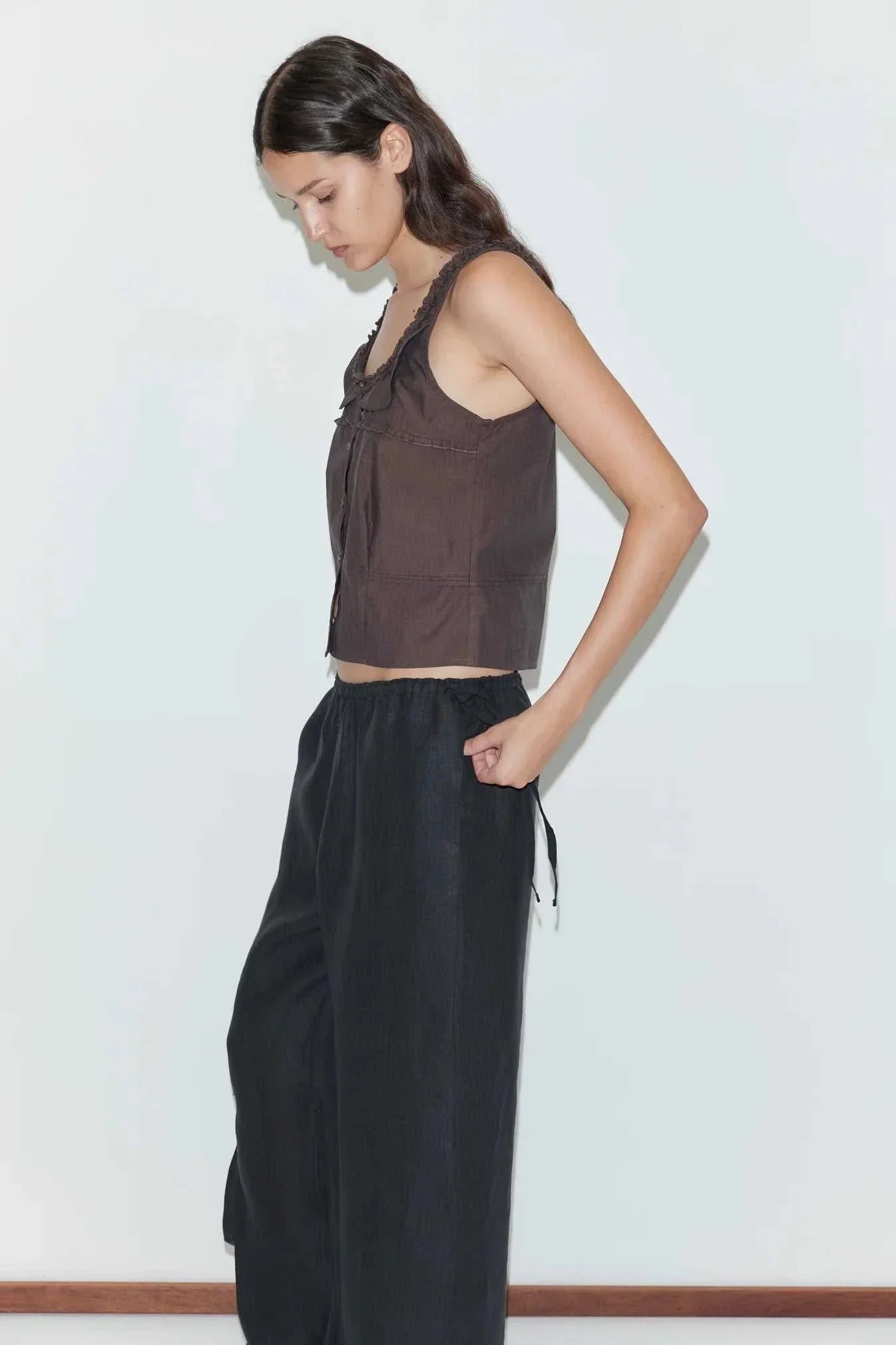 Deiji Studios Frills Top Toast