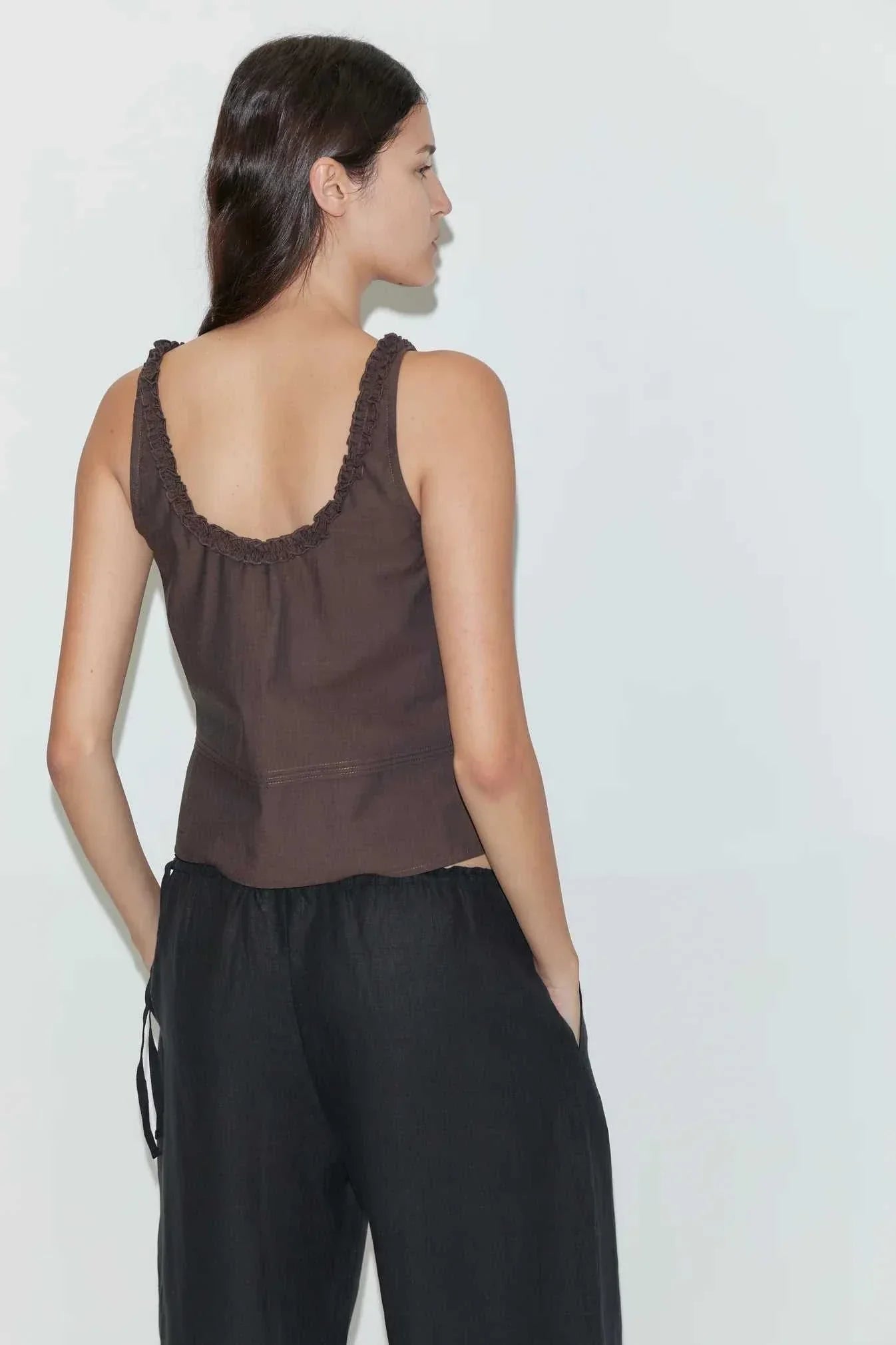 Deiji Studios Frills Top Toast
