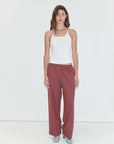 Deiji Studios Ease Trouser Rust Stripe