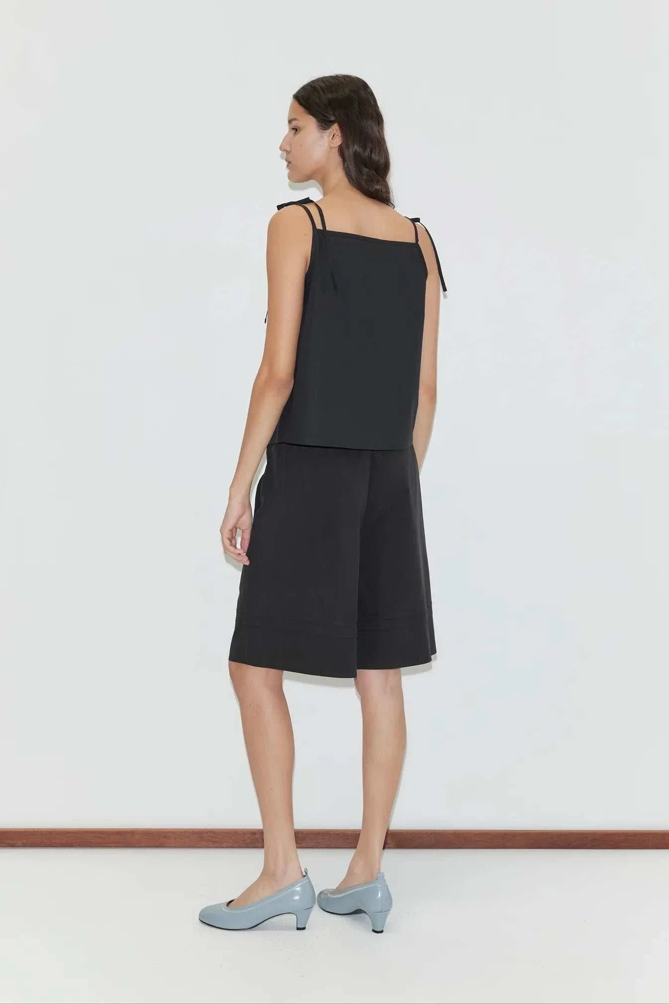 Deiji Studios Tied Cami Black