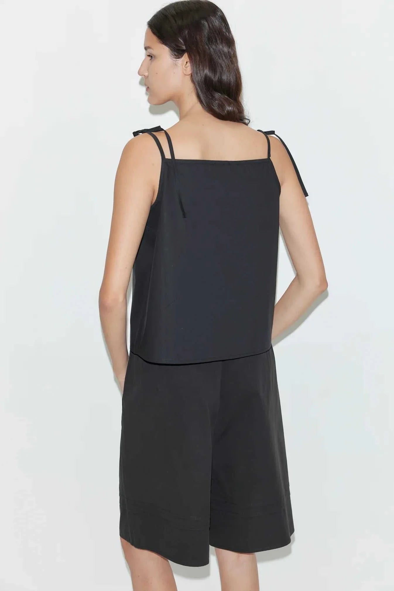 Deiji Studios Tied Cami Black