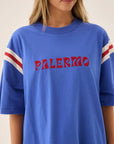 Araminta James Palermo Panel Tee Cobalt Blue