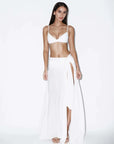 C.Design Resort Wrap Skirt White