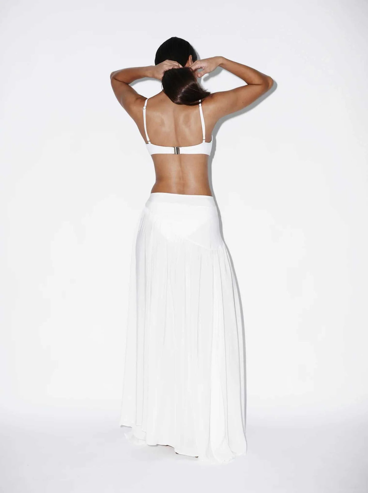 C.Design Resort Wrap Skirt White