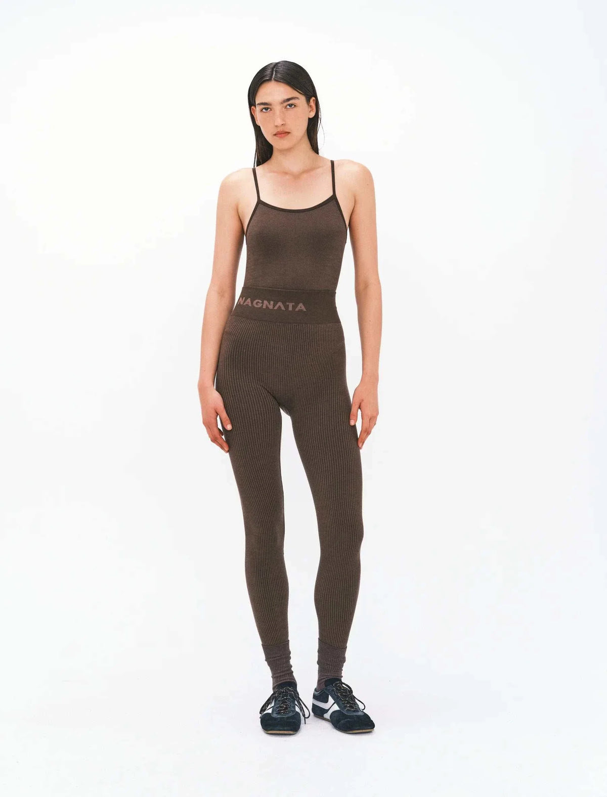 Nagnata Ballet Wool Bodysuit Bark