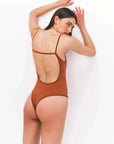 Nagnata Ballet Wool Bodysuit Clay