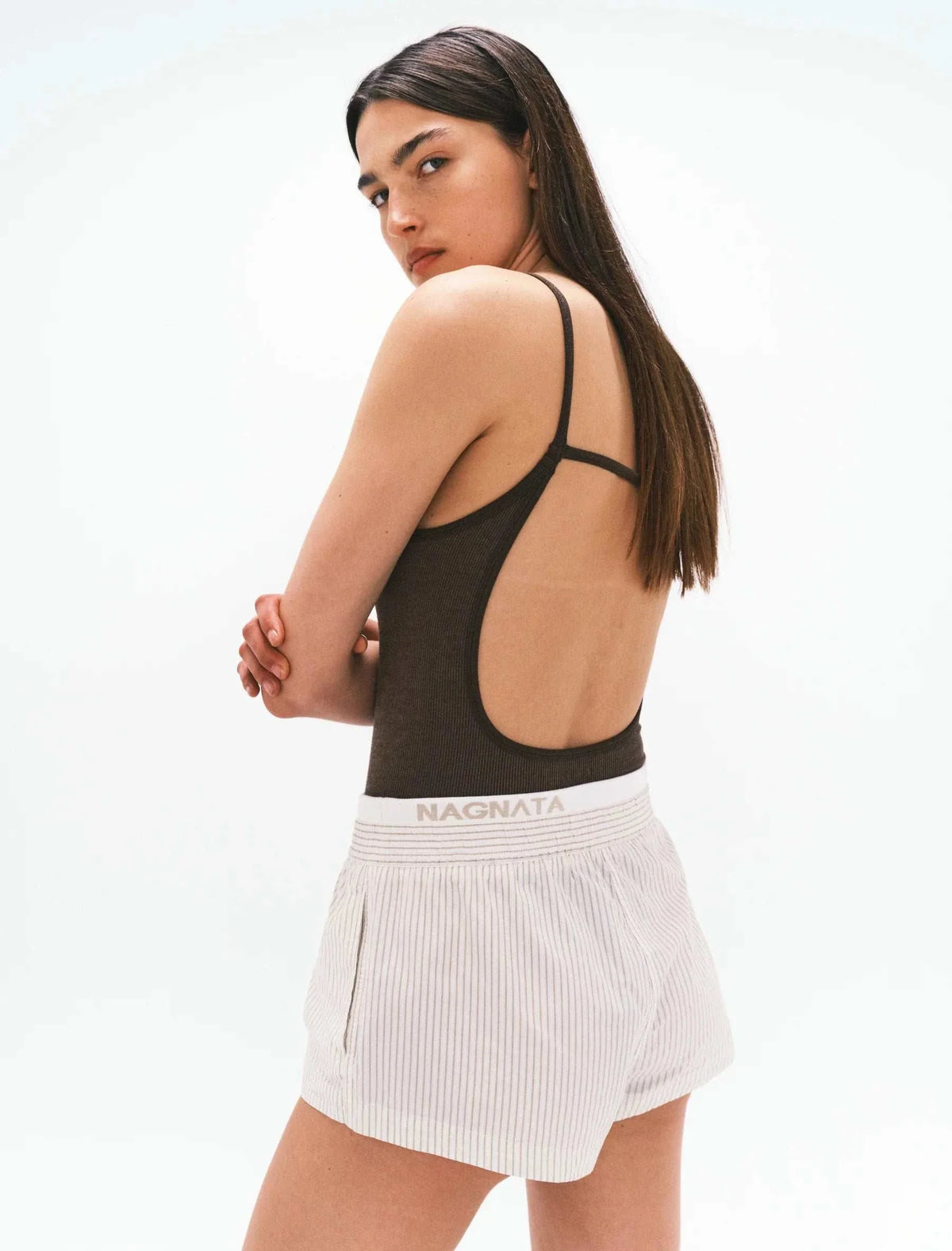 Nagnata Ballet Wool Bodysuit Bark