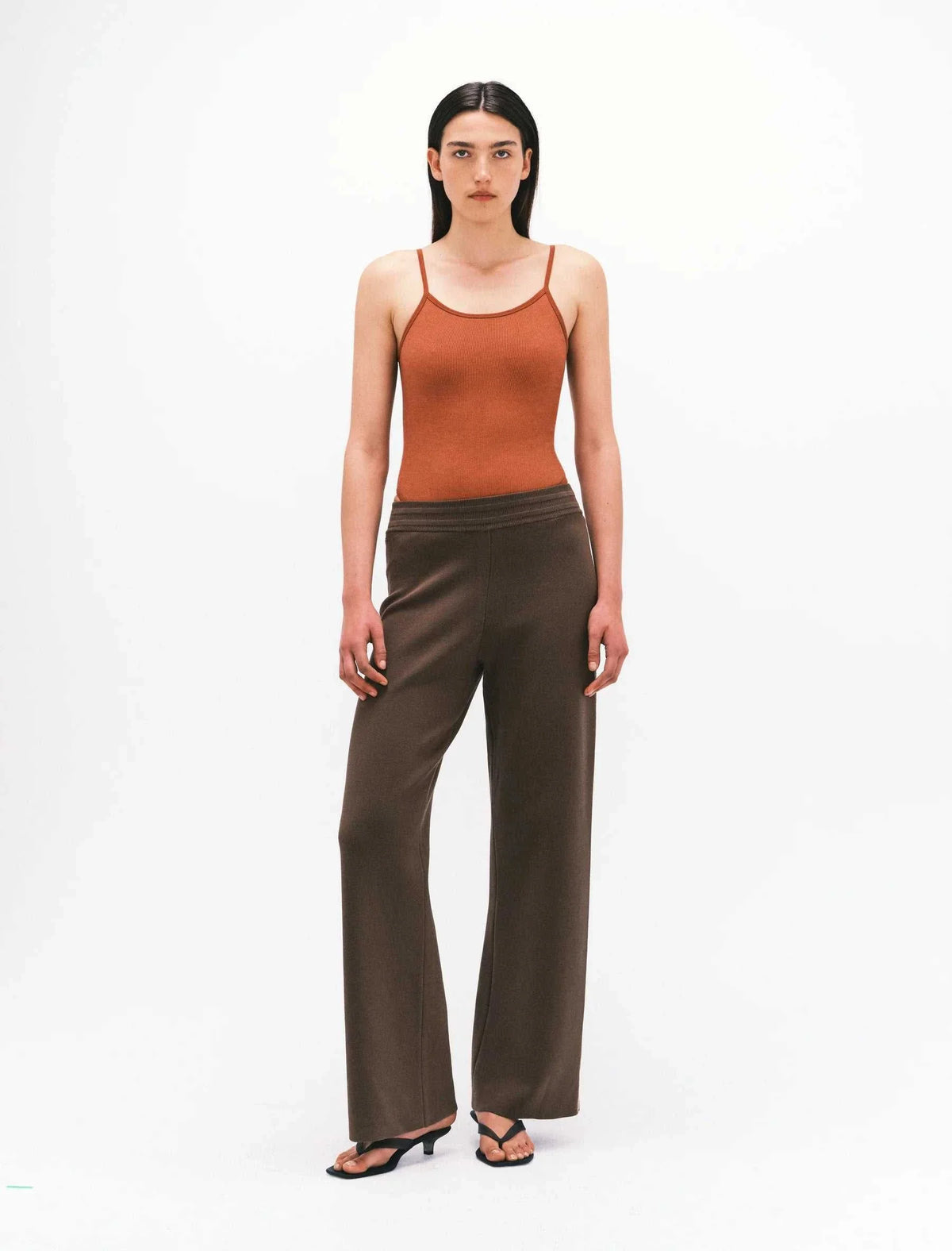 Nagnata Ballet Wool Bodysuit Clay