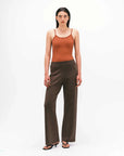 Nagnata Ballet Wool Bodysuit Clay