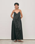 Solaqua Elodie Dress Noir Jaquard